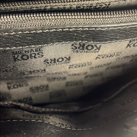 Michael Kors Black Patent Leather Satchel - Picture 5 of 6